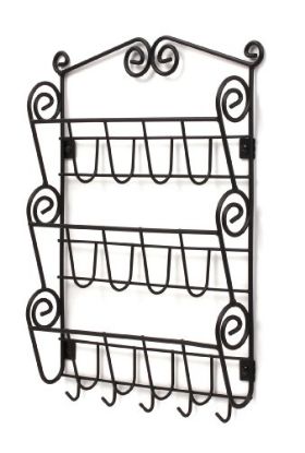 Picture of Letter Organizer Wall-Mount Black