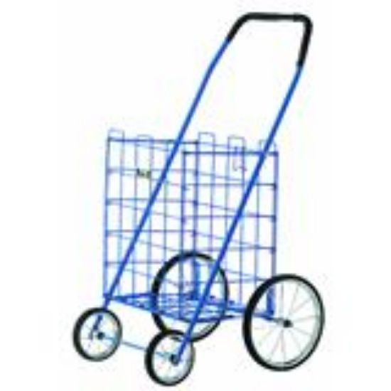 Picture of Mitey 4-Wheel Shopping-Cart Blue