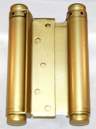 Picture of Door-Hinge Spring-Hinge Double-Acting 6" Bright-Brass