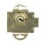 Picture of Mailbox-lock Surface-mount Brass 1-1/2" X 1-3/4"