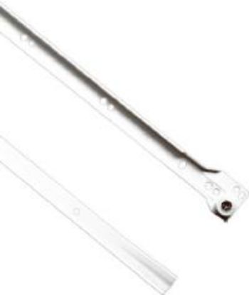 Picture of Draw Slides Medium-Duty Euro-Style Self-Close White 18"