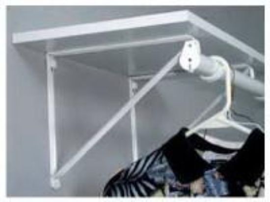 Picture of Shelf + Rod Supports