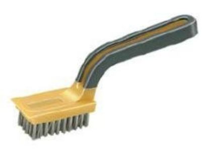 Picture of Stripper-Brush Nylon Bristles 7" L X 1-1/4" W Wide Handle Solvent-Resistant Scraper End