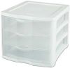 Picture of Plastic Organizer 3 Drawer Clear