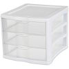 Picture of Plastic Organizer 3 Drawer Clear