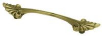 Picture of 4-1/2" Antique-Brass Traditional Bow Pull
