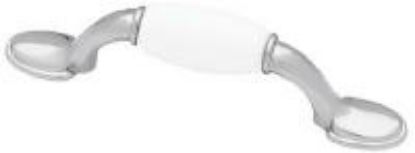 Picture of 5" Chr/wht Spoon Ft Pull