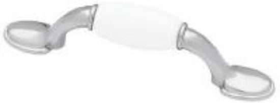 Picture of 5" Chr/wht Spoon Ft Pull