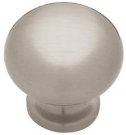 Picture of Cabinet-Knob 1-1/8" Satin-nickel Round