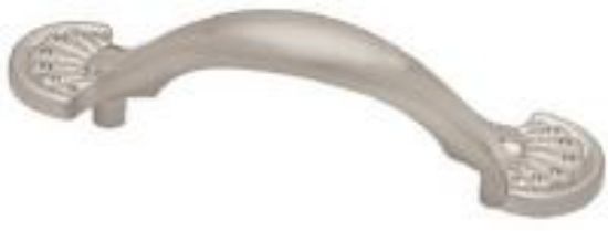 Picture of Cabinet-Pull Fan Design Satin-Nickel 4-1/2"