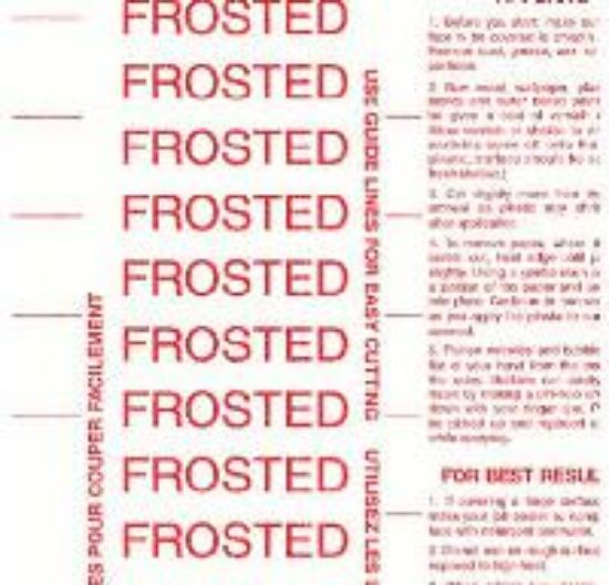 Picture of Shelf-liner 18" Adhesive Frost Shelf-Liner