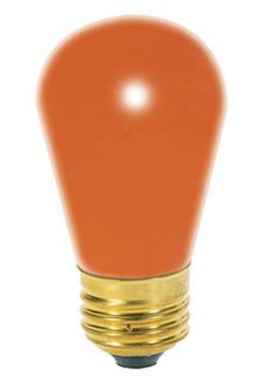 Picture of Light-Bulb S-14 Ceramic-Orange