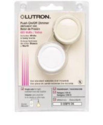 Picture of Dual Knob Push On/Off Lighting-Dimmer Single-Pole 600W