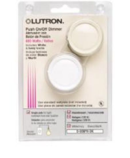 Picture of Dual Knob Push On/Off Lighting-Dimmer Single-Pole 600W