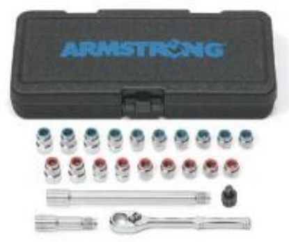 Picture of 23PC 12-Point 1/4" Socket-Wrench-Set