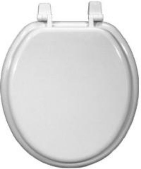 Picture of Toilet-Seat Wood-Material White