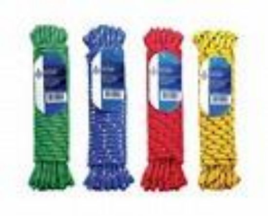 Picture of Delta Braid Cord Polypropylene Yellow/Red #8