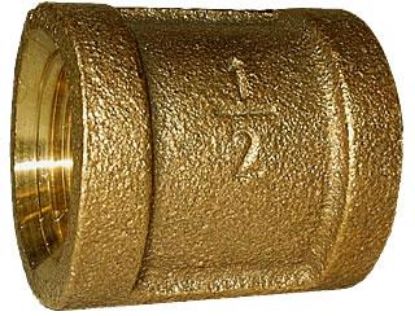 Picture of 1/2" Sil-Braze Threadless-Brass-Pipe X 1/2" Fpt