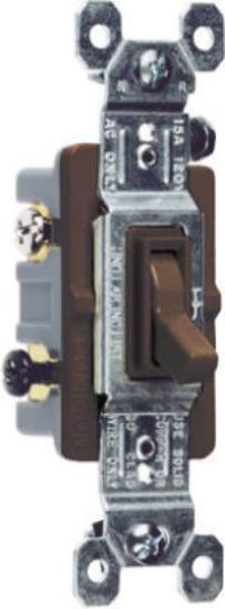Picture of 15-amp Brown 3-way Switch