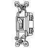 Picture of 15-amp Brown 3-way Switch