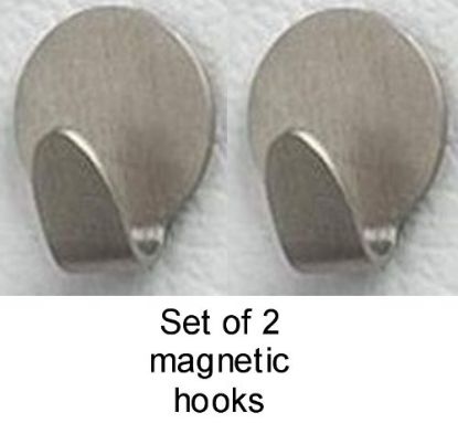 Picture of Round Hook Magnetic Brushed-Nickel