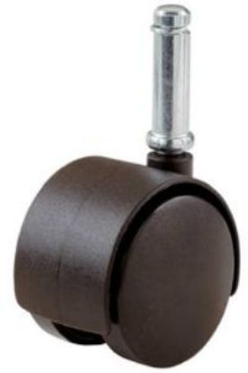 Picture of 2" Black Twin Friction Caster