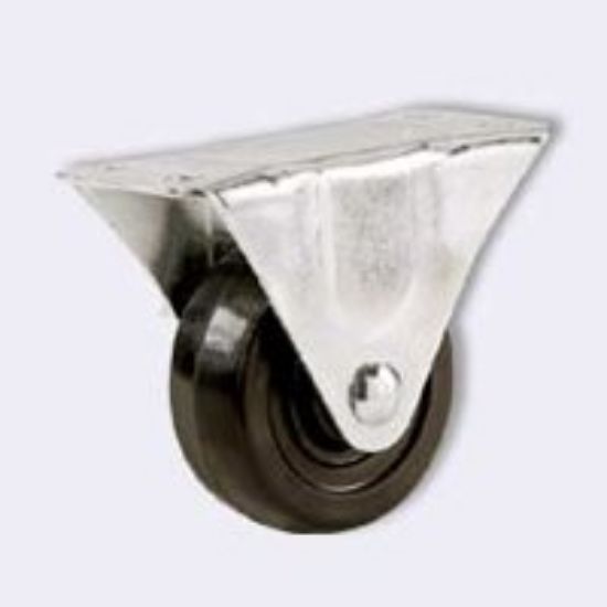 Picture of 2-1/2" Rubber Rigid-Caster