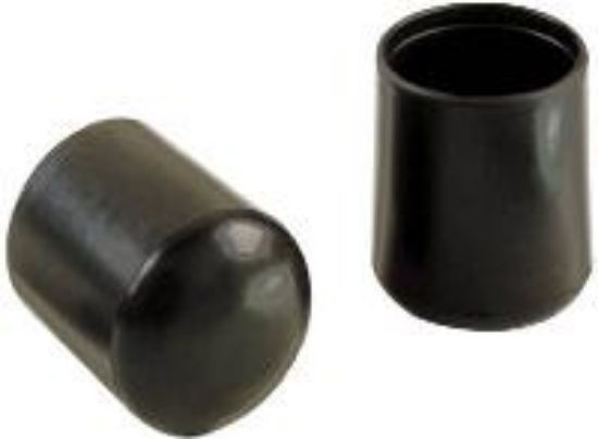 Picture of 1/2" Black Vinyl Leg-Tip