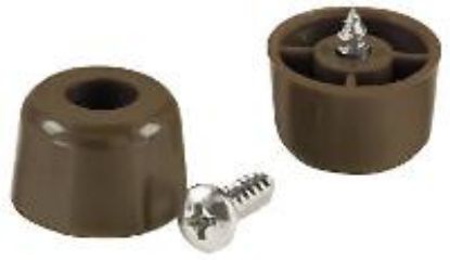 Picture of Screw Bumpers Brown 1/2"