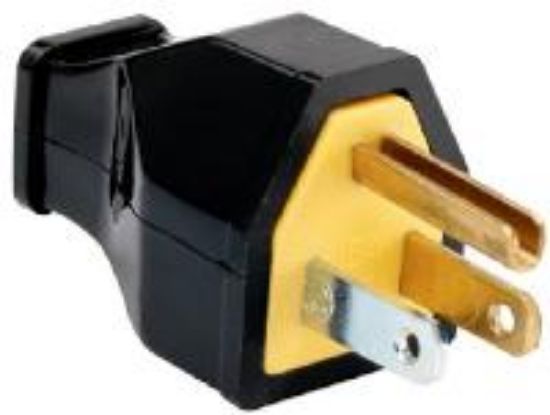 Picture of Electrical-Plug Thermo-Plastic Black 15-Amp