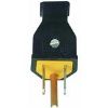Picture of Electrical-Plug Thermo-Plastic Black 15-Amp