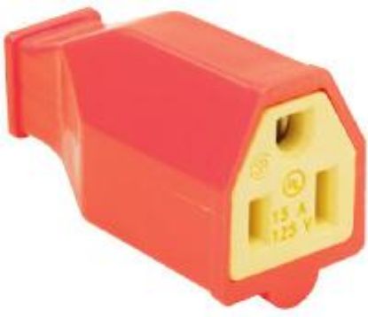 Picture of 15-Amp 125-Volt Orange Electrical-Connector