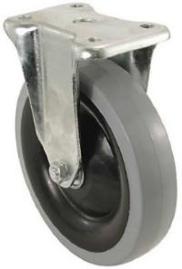 Picture of Rigid Plaste Caster Thermoplastic Rubber Gray 5"
