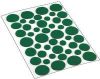 Picture of Felt Furniture-Pad Assortment Green Round 46 Count Self-Adhesive