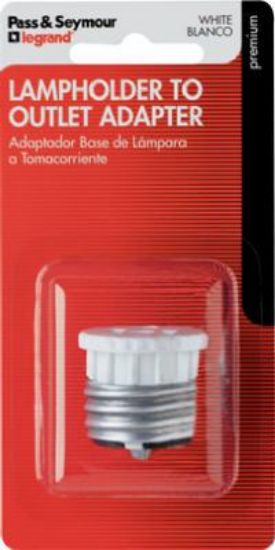 Picture of Light-Bulb-Socket to Outlet White