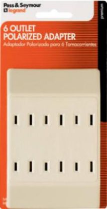 Picture of 15-Amp Ivory Polar 6-Outlet Power-Tap