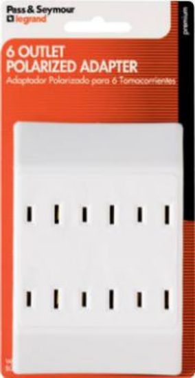 Picture of 15-Amp White Polar 6-Outlet Power-Tap