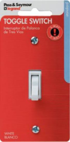 Picture of 15-Amp White 3-Way Grounding Switch