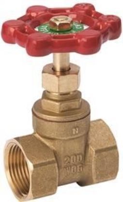 Picture of 2" Brass Threaded Gate-valve Lead-Free