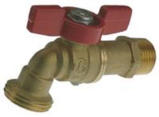 Picture of Ball-Valve Hose-Bibb Brass 3/4"