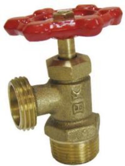 Picture of 3/4" Brass MPT Boiler-Drain