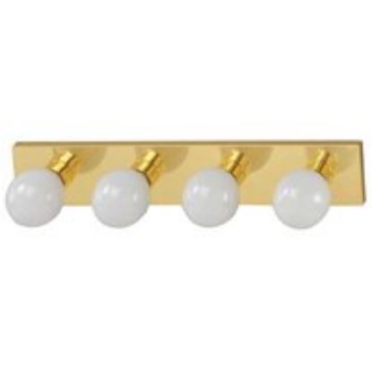 Picture of 24" Bath-Bar Light-Fixture 4 Light Brass-Finish