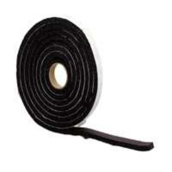 Picture of Weather-Stripping ping Sponge-Rubber Black 3/8" x 3/4"