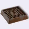 Picture of Caster-Cup 1-5/8" Square Brown Rubber