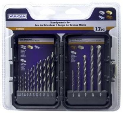 Picture of Drill-bit High-speed-steel-&-masonry Combination-set 17-pieces