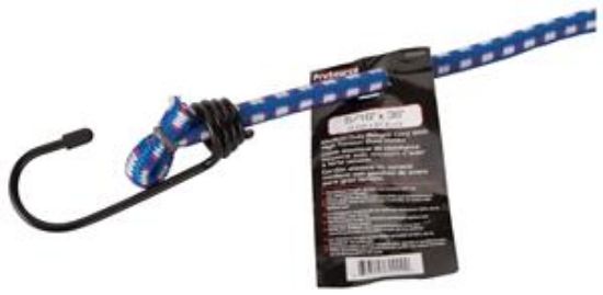 Picture of Bungee-Cord Spring-hook Coated-metal Blue 8 Mm X 36 "