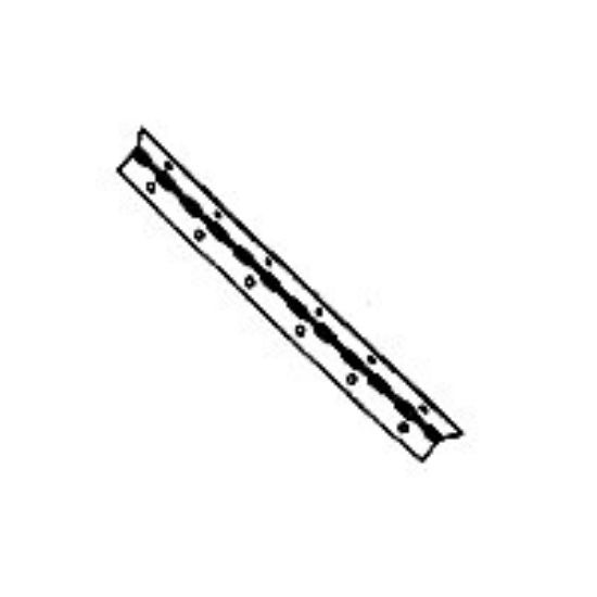 Picture of Continuous-Hinge Bright Brass 1-1/16" x 72"