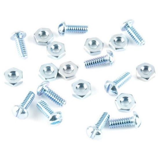 Picture of Machine-Screw With-Nuts Round-Head Combo-Drive #10-24 x 1"
