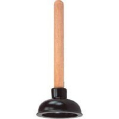 Picture of Sink-Plunger Drain Rubber Black 4"