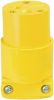 Picture of Electrical-Connector 20-Amp 250-Volt Yellow Vinyl Nema 6-15r